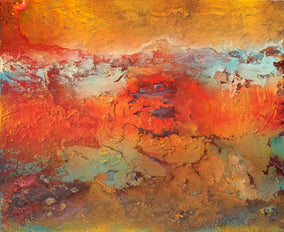 Original art for sale at UGallery.com | Memoria Del Color by Fernando Bosch | $5,250 | mixed media artwork | 31.5' h x 39.3' w