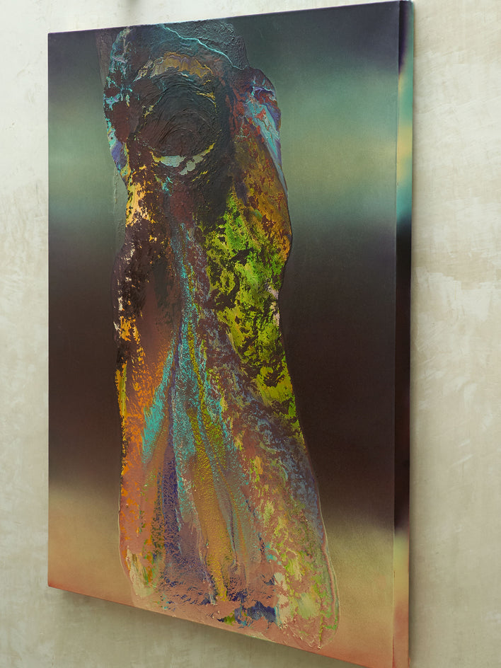 Memoria Fundida by Fernando Bosch |  Side View of Artwork 