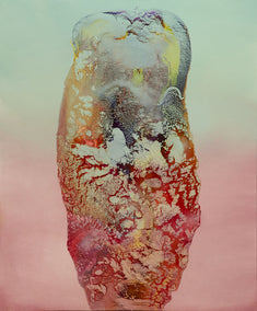 mixed media artwork by Fernando Bosch titled Núcleo en Expansión