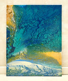 Original art for sale at UGallery.com | Seascape by Fernando Bosch | $4,000 | mixed media artwork | 36.2' h x 28.7' w | thumbnail 3