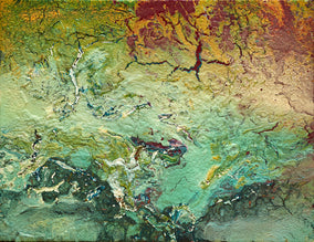 Original art for sale at UGallery.com | Selva Volcánica by Fernando Bosch | $1,950 | mixed media artwork | 19.6' h x 25.5' w