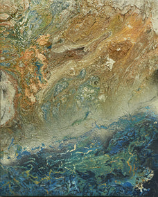 mixed media artwork by Fernando Bosch titled Telde