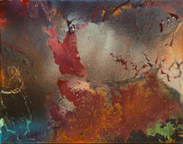 Original art for sale at UGallery.com | Teneguía by Fernando Bosch | $850 | mixed media artwork | 12.9' h x 16.1' w | thumbnail 1