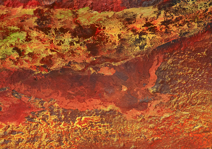 Territorio Ígneo by Fernando Bosch |   Closeup View of Artwork 
