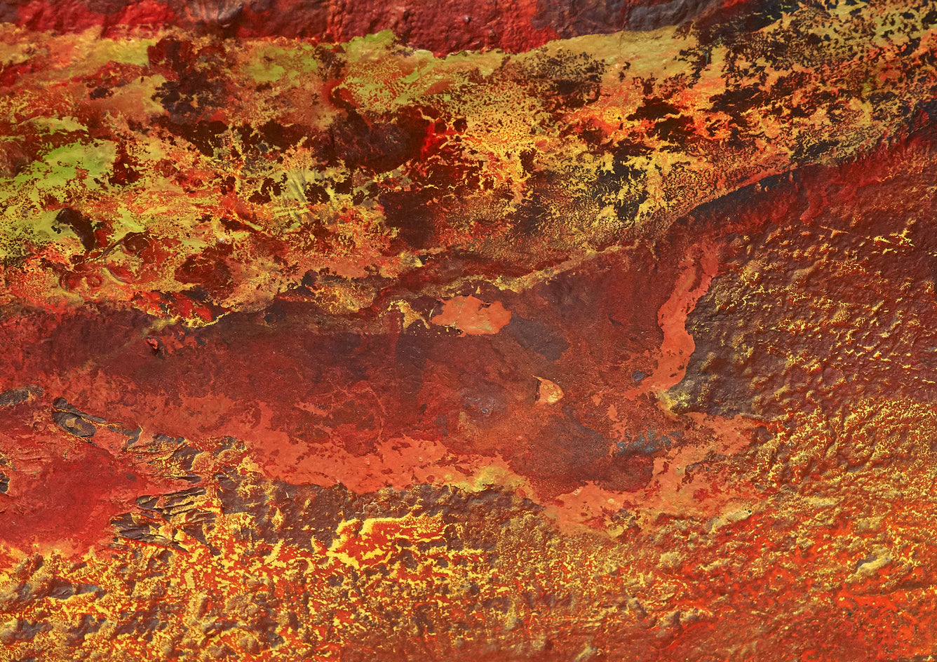 Territorio Ígneo by Fernando Bosch |  Closeup View of Artwork 