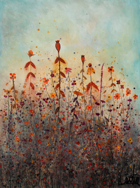 Original art for sale at UGallery.com | Fall by Fernando Garcia | $3,025 | acrylic painting | 40' h x 30' w