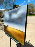 Original art for sale at UGallery.com | Storm on the Farm by Fernando Garcia | $2,200 | acrylic painting | 24' h x 30' w | thumbnail 3