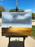 Original art for sale at UGallery.com | Storm on the Farm by Fernando Garcia | $2,200 | acrylic painting | 24' h x 30' w | thumbnail 4