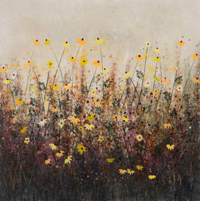 Original art for sale at UGallery.com | Wild Flowers by Fernando Garcia | $2,600 | acrylic painting | 30' h x 30' w