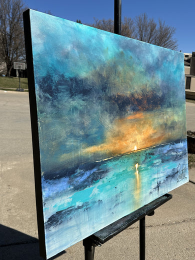 The Second Sun by Fernando Garcia |   Closeup View of Artwork 