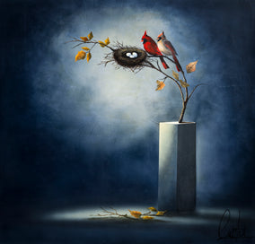 Original art for sale at UGallery.com | Eternal Love by Fernando Garcia | $4,100 | oil painting | 36' h x 36' w