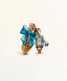 Original art for sale at UGallery.com | Peanut by Diane Flick | $175 | mixed media artwork | 5.87' h x 5' w | thumbnail 1