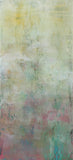 Original art for sale at UGallery.com | Floating on Spring's Soft Breath by Agata Kijanka | $625 | oil painting | 22' h x 10' w | thumbnail 1