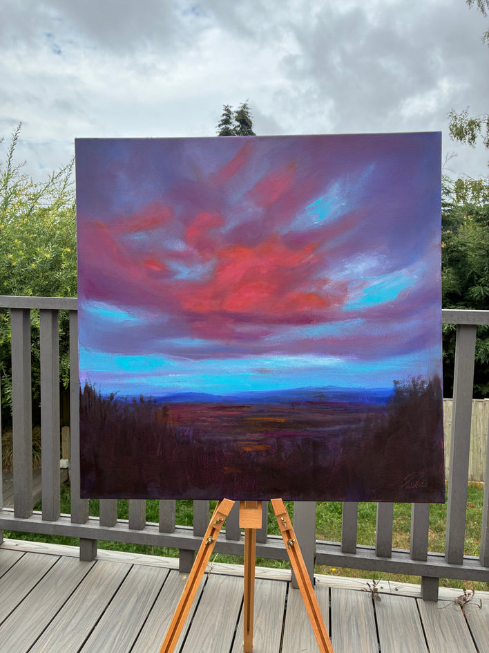 Eastnor Dusk by Francesca Currie |  Context View of Artwork 