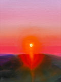 Original art for sale at UGallery.com | Evening Sun by Francesca Currie | $3,050 | oil painting | 40' h x 40' w | thumbnail 4