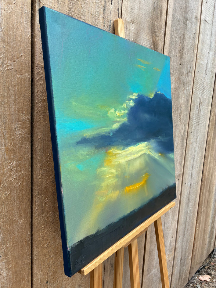 Liminal Fragments by Francesca Currie |  Side View of Artwork 