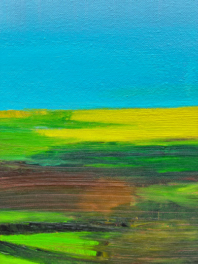 October Light by Francesca Currie |   Closeup View of Artwork 