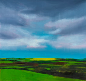 Original art for sale at UGallery.com | October Light by Francesca Currie | $3,050 | oil painting | 40' h x 40' w