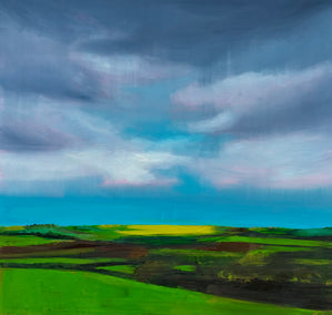 oil painting by Francesca Currie titled October Light