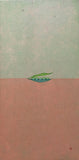 Original art for sale at UGallery.com | Green Peas by Heejin Sutton | $625 | mixed media artwork | 15' h x 7.5' w | thumbnail 1