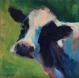 Original art for sale at UGallery.com | Henrietta by Claudia Verciani | $775 | oil painting | 12' h x 12' w | thumbnail 1
