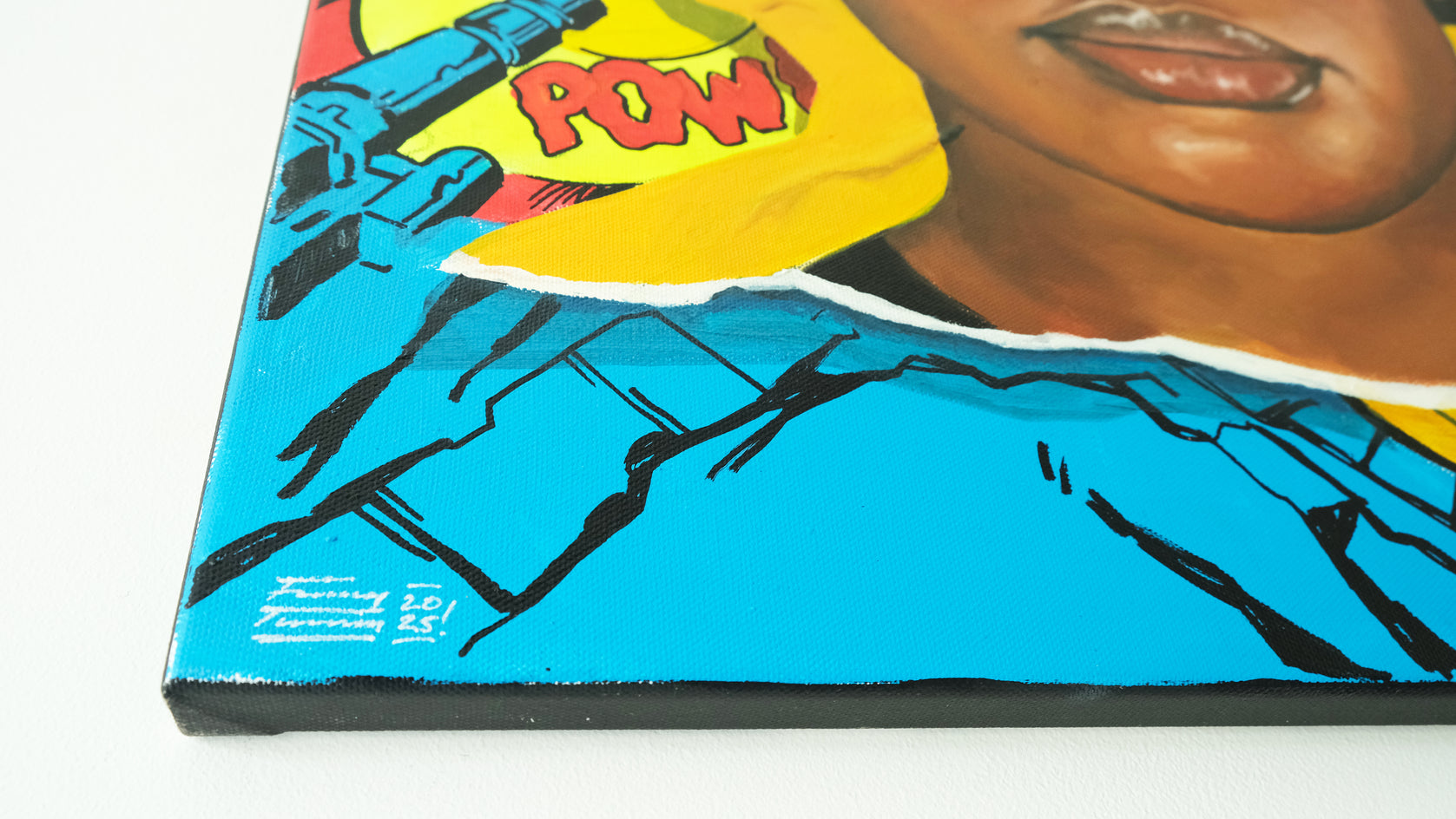 Iron by Jay Jones (aka FunnyTummy) |  Closeup View of Artwork 