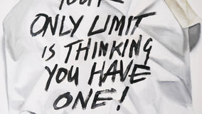 Original art for sale at UGallery.com | Your Only Limit Is Thinking You Have One by Jay Jones (aka FunnyTummy) | $2,350 | oil painting | 19.29' h x 25.2' w | thumbnail 4
