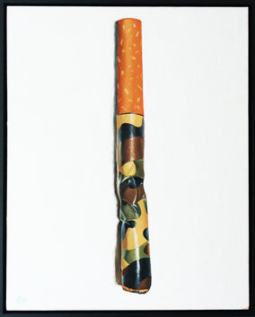 Original art for sale at UGallery.com | Born to Kill by Jay Jones (aka FunnyTummy) | $1,550 | oil painting | 11.69' h x 16.54' w