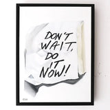 Original art for sale at UGallery.com | Don’t Wait Do It Now by Jay Jones (aka FunnyTummy) | $2,350 | oil painting | 19.29' h x 25.2' w | thumbnail 3