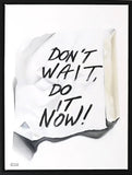 Original art for sale at UGallery.com | Don’t Wait Do It Now by Jay Jones (aka FunnyTummy) | $2,350 | oil painting | 19.29' h x 25.2' w | thumbnail 1