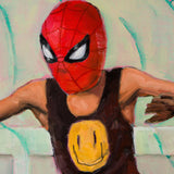 Original art for sale at UGallery.com | Kids in the Street by Jay Jones (aka FunnyTummy) | $10,775 | oil painting | 47.24' h x 59.06' w | thumbnail 4