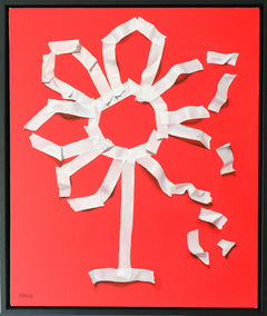 oil painting by FunnyTummy Jay Jones titled Red Bloom