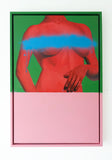 Original art for sale at UGallery.com | Red Form by Jay Jones (aka FunnyTummy) | $4,000 | oil painting | 21.06' h x 30.91' w | thumbnail 3