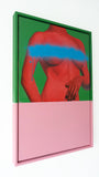 Original art for sale at UGallery.com | Red Form by Jay Jones (aka FunnyTummy) | $4,000 | oil painting | 21.06' h x 30.91' w | thumbnail 2