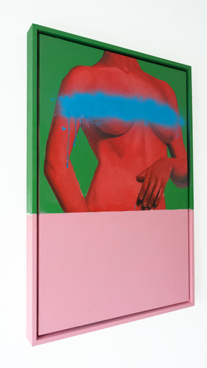 Red Form by Jay Jones (aka FunnyTummy) |  Side View of Artwork 