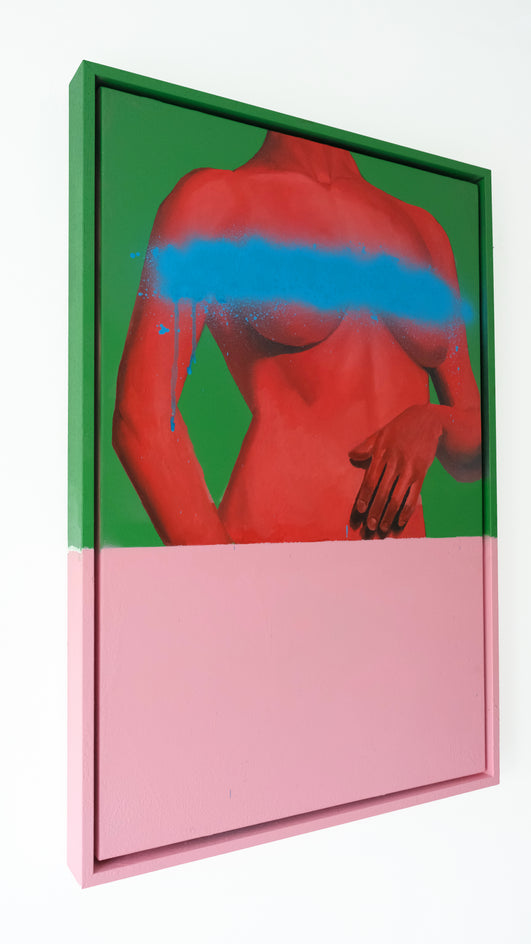 Red Form by Jay Jones (aka FunnyTummy) |  Side View of Artwork 