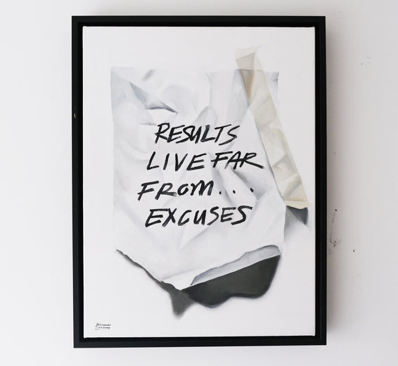 Results Live Far from Excuses by Jay Jones (aka FunnyTummy) |  Context View of Artwork 