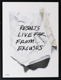 Original art for sale at UGallery.com | Results Live Far from Excuses by Jay Jones (aka FunnyTummy) | $2,350 | oil painting | 19.29' h x 25.2' w | thumbnail 1