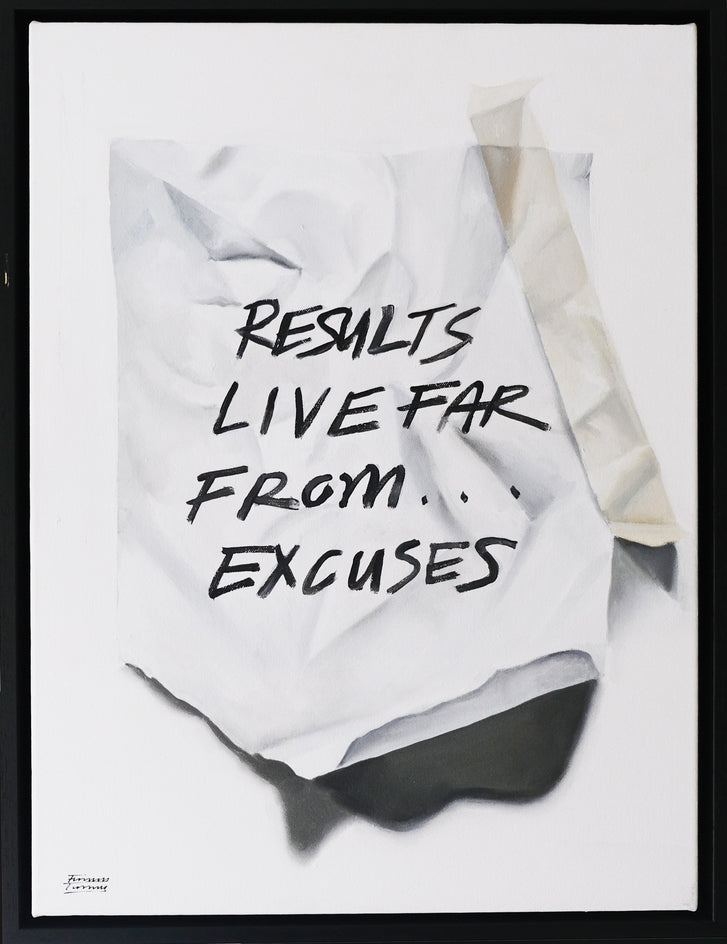 Results Live Far from Excuses by Jay Jones (aka FunnyTummy) |  Artwork Main Image 