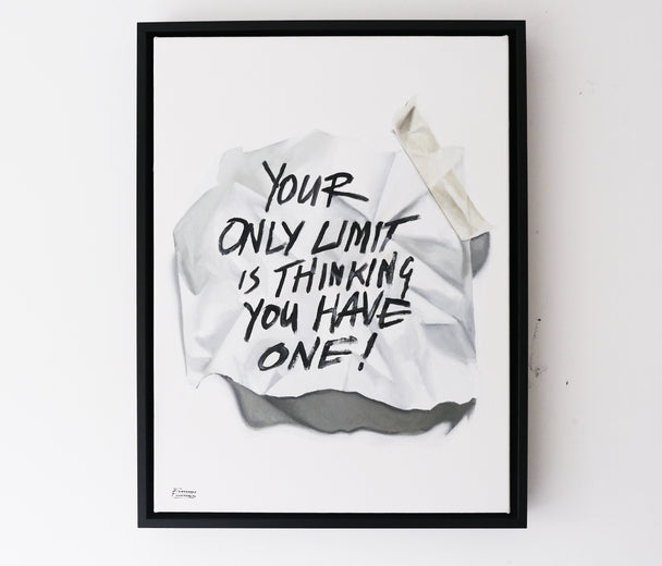 Your Only Limit Is Thinking You Have One by Jay Jones (aka FunnyTummy) |  Context View of Artwork 