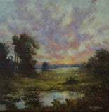 Original art for sale at UGallery.com | A Delicate Dance by Gail Greene | $350 | oil painting | 12' h x 12' w | thumbnail 1