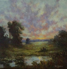 oil painting by Gail Greene titled A Delicate Dance