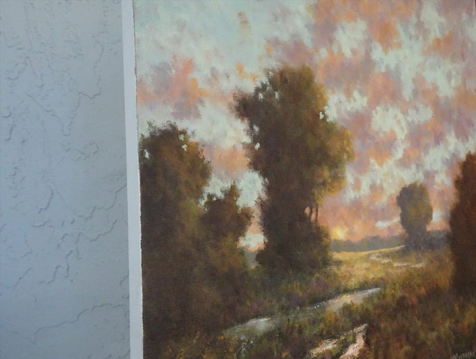 Golden Symphony by Gail Greene |  Side View of Artwork 