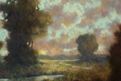 Original art for sale at UGallery.com | Golden Symphony by Gail Greene | $525 | oil painting | 16' h x 16' w | thumbnail 4
