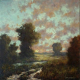 Original art for sale at UGallery.com | Golden Symphony by Gail Greene | $525 | oil painting | 16' h x 16' w | thumbnail 1