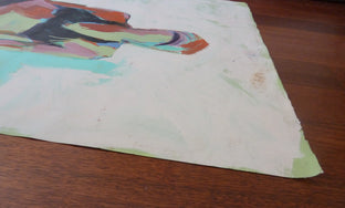 Beach Woman by Gail Ragains |  Side View of Artwork 