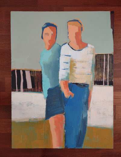 Couple by Gail Ragains |  Context View of Artwork 