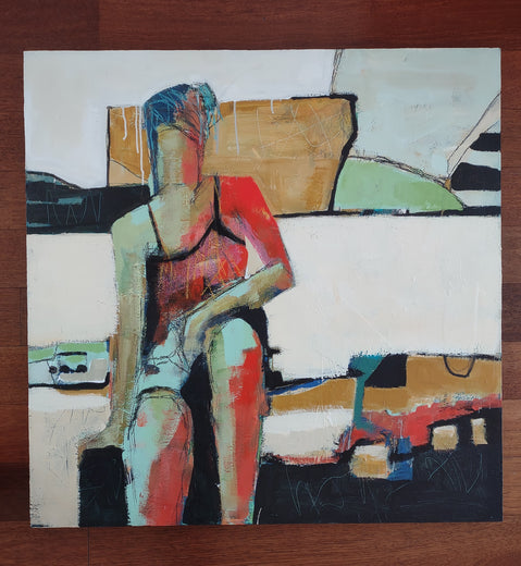 Figure in Landscape by Gail Ragains |  Context View of Artwork 