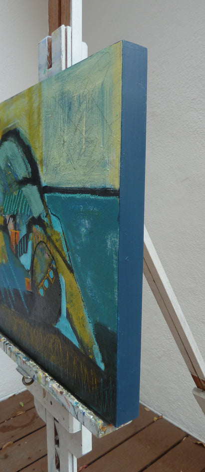 Reclining Figure by Gail Ragains |  Side View of Artwork 