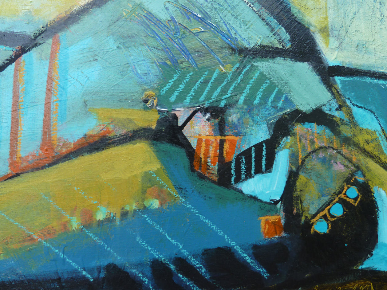 Reclining Figure by Gail Ragains |  Closeup View of Artwork 